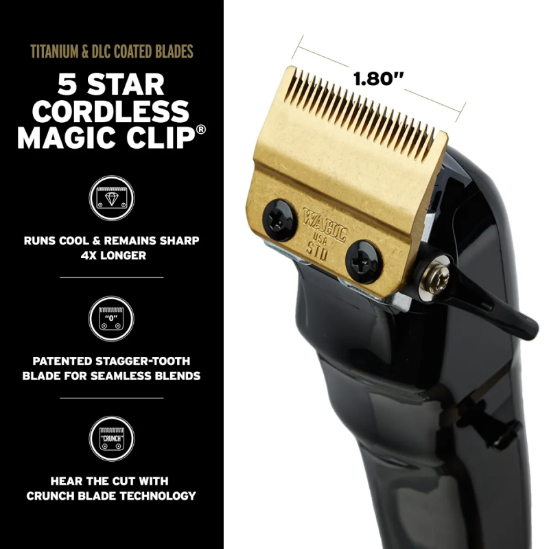 COMBO BLACK MAGIC CLIP-DETAILER CORDLESS WAHL