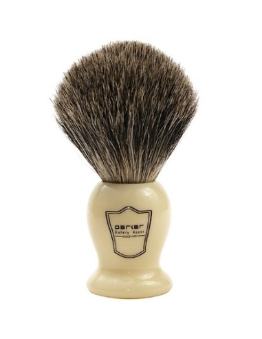BROCHA AFEITAR TEJON PURO MANGO MARFIL PARKER