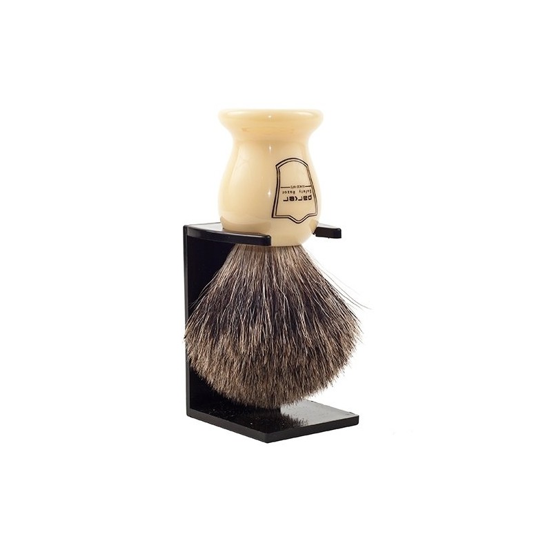 BROCHA AFEITAR TEJON PURO MANGO MARFIL PARKER