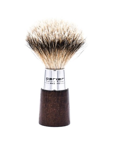 BROCHA AFEITAR TEJON PUNTA PLATA NOGAL PARKER