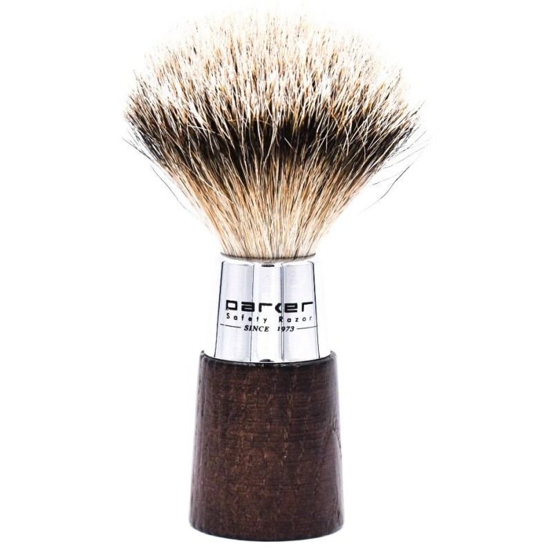 BROCHA AFEITAR TEJON PUNTA PLATA NOGAL PARKER