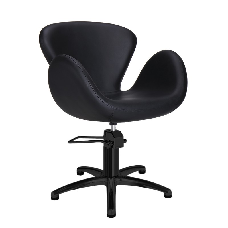BLACK CUTTING CHAIR CHLOE STAR BLACK FOOT
