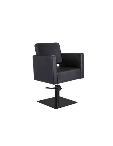 CUTTING CHAIR DORA SQUARE BLACK FOOT