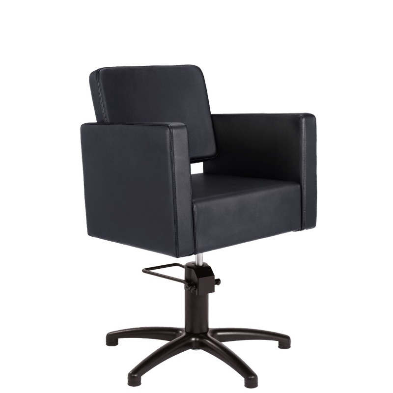 SILLA CORTE DORA PIE ESTRELLA NEGRO