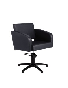 SILLA DE CORTE NEGRA LORIS PIE ESTRELLA NEGRO