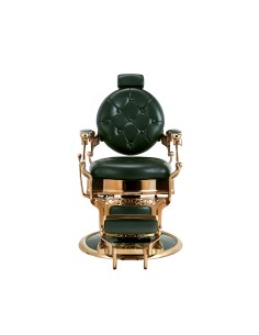 SILLON BARBERO CLASICO CARONTE VERDE CROMADO BG 2