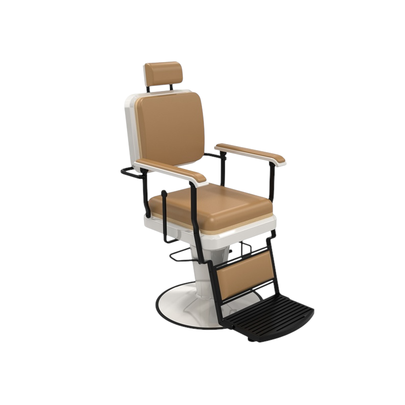 PERSES BEIGE BARBER CHAIR
