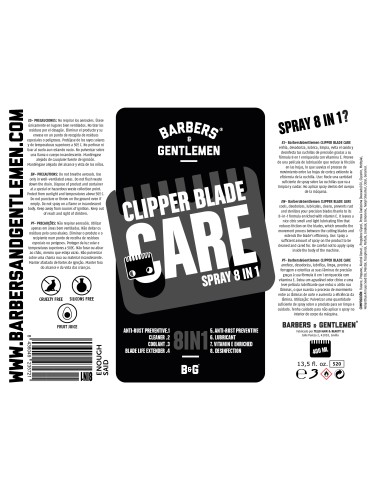 CLIPPER BLADE CARE SPRAY 8IN1 B&G