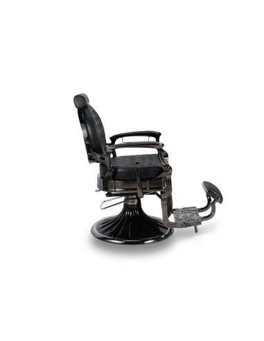 SILLÓN BARBERO CARONTE NEGRO CROMADO