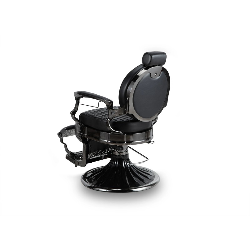 SILLÓN BARBERO CARONTE NEGRO CROMADO