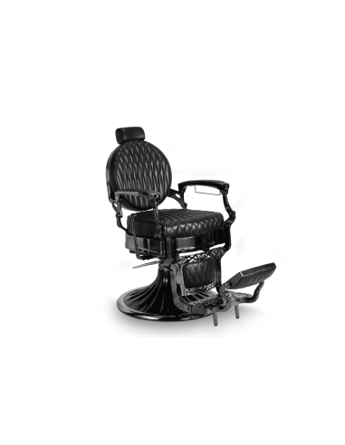 SILLÓN BARBERO CARONTE NEGRO CROMADO