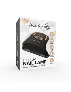 LAMPARA BLANCA Y NEGRA UÑAS 57 LED UV R&J 2