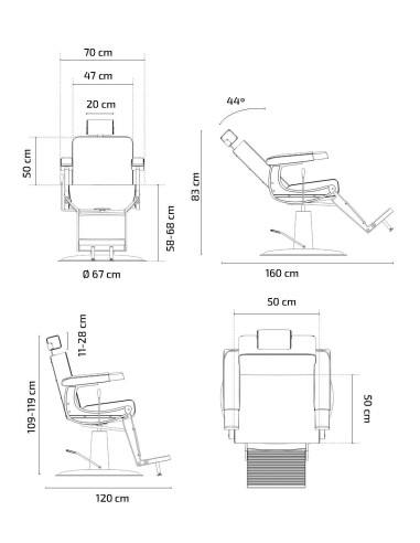 SILLON BARBERO HYPERION