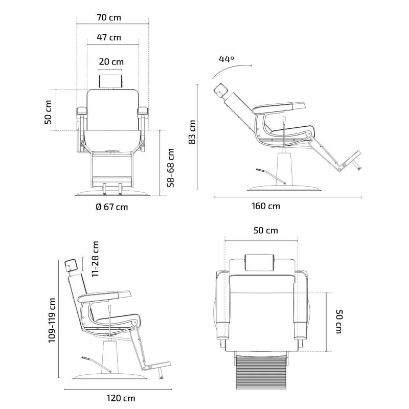 HYPERION BARBER CHAIR