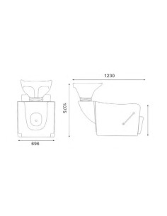 ONTARIO WHITE CERAMIC WASHBASIN 2
