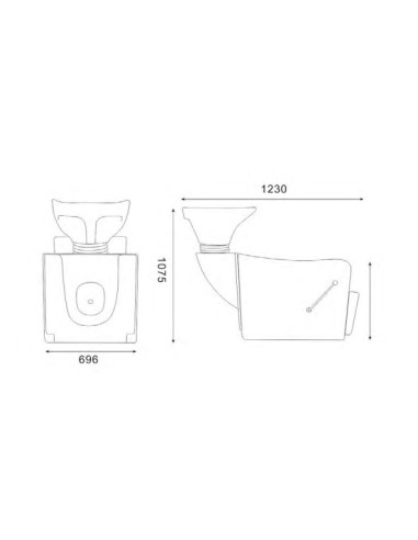 ONTARIO BLACK CERAMIC WASHBASIN