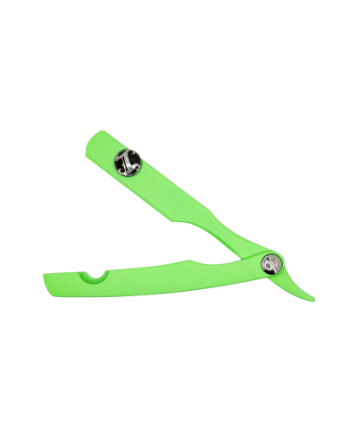 IRVING BARBER FULL "CERAKOTED" FLO GREEN RAZORS