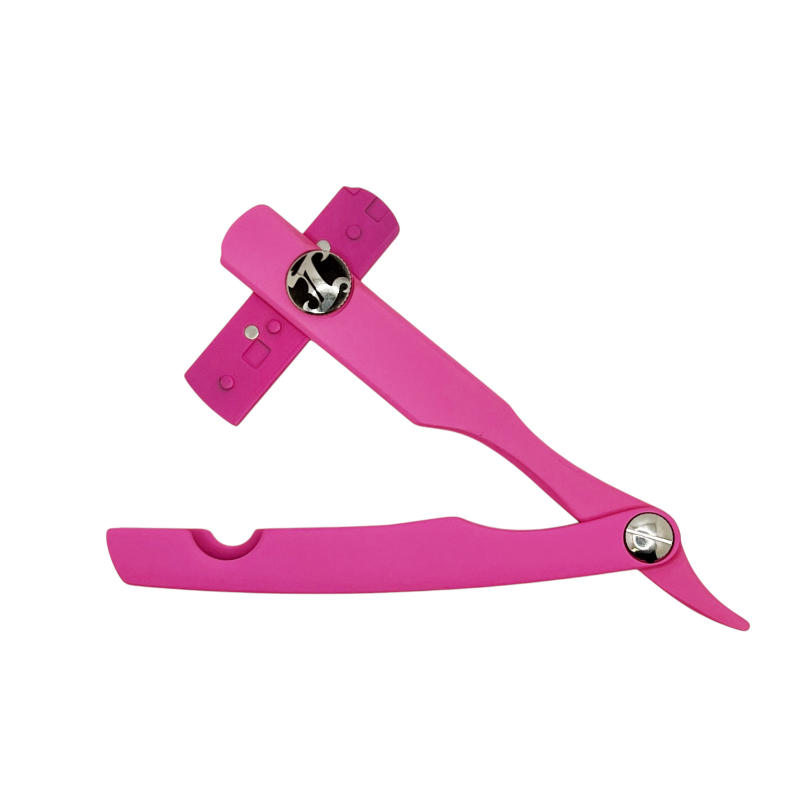 IRVING BARBER FULL "CERAKOTED" HOT PINK RAZORS