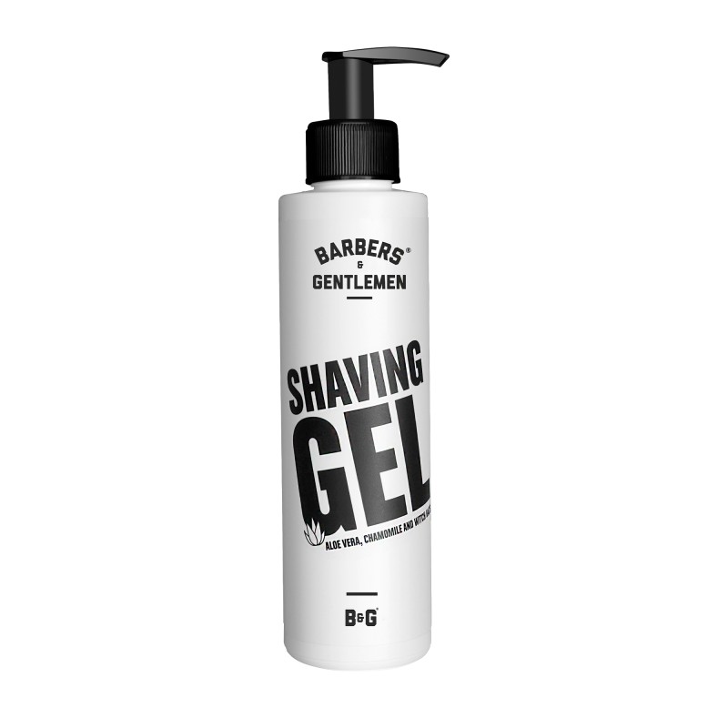 GEL DE AFEITADO TRANSPARENTE CON ALOE 250ML BG