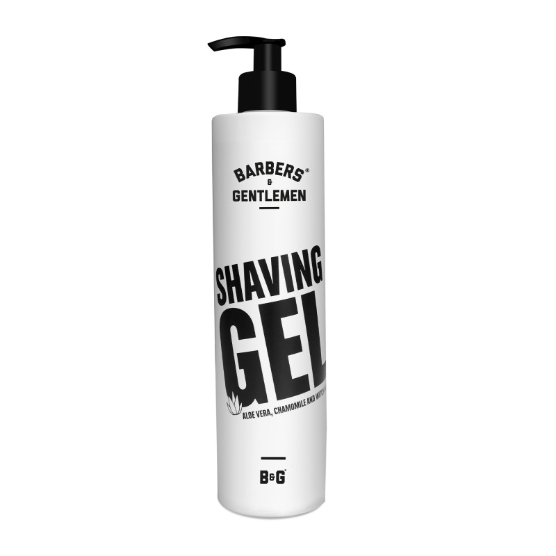 GEL DE AFEITADO TRANSPARENTE CON ALOE 500ML B&G