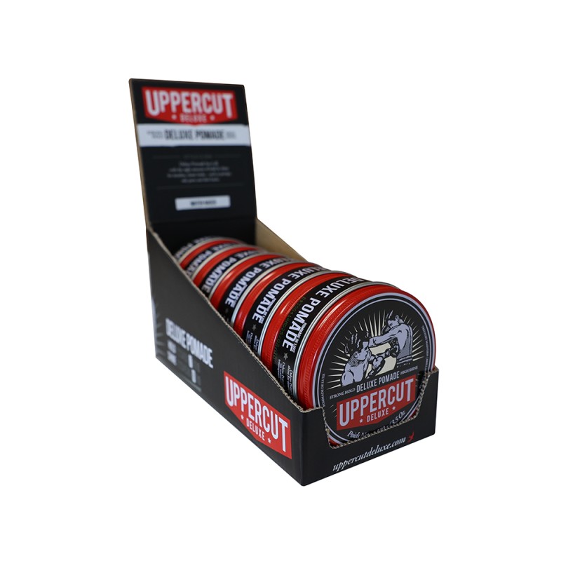 CAJA DISPLAY 6 POMADA DELUXE POMADE UPPERCUT