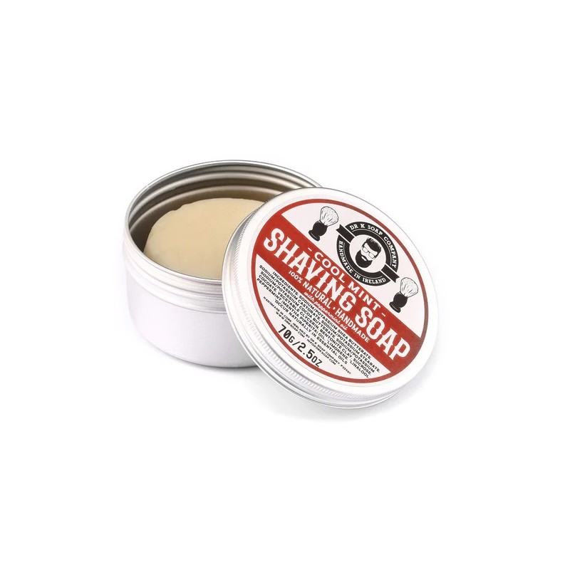 DR. K SOAP COMPANY PEPPERMINT SHAVING SOAP