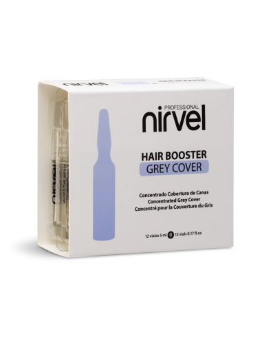 AMPOLLAS HAIR BOOSTER GREY COVER 12X5ML NIRVEL