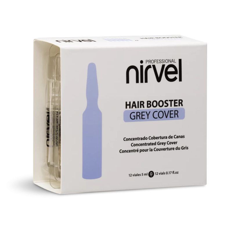 AMPOLLAS HAIR BOOSTER GREY COVER 12X5ML NIRVEL