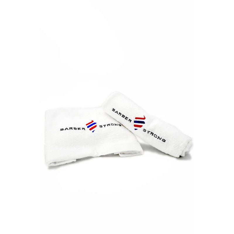 TOALLAS PREMIUM BLANCAS 6pack BARBER STRONG
