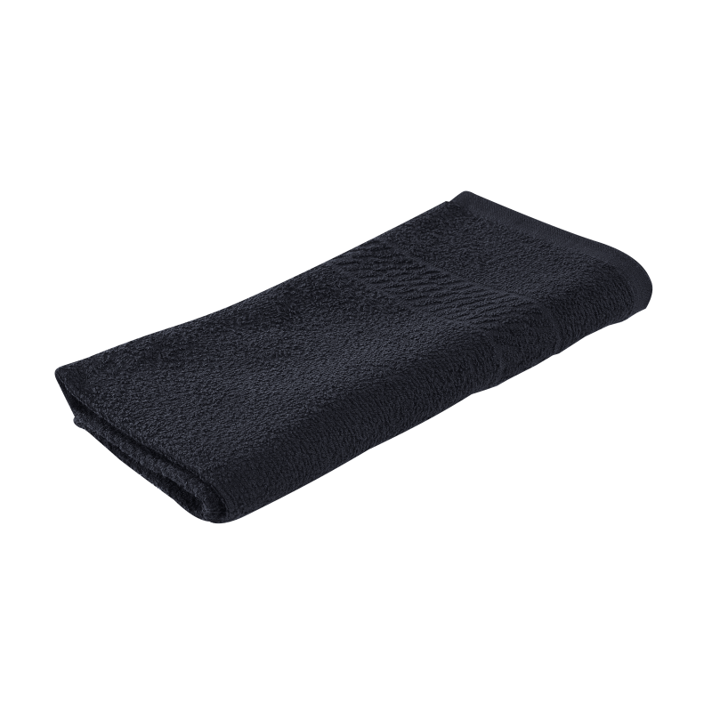 PACK 12 TOALLAS DE RIZO NEGRA CALIDAD 50x80