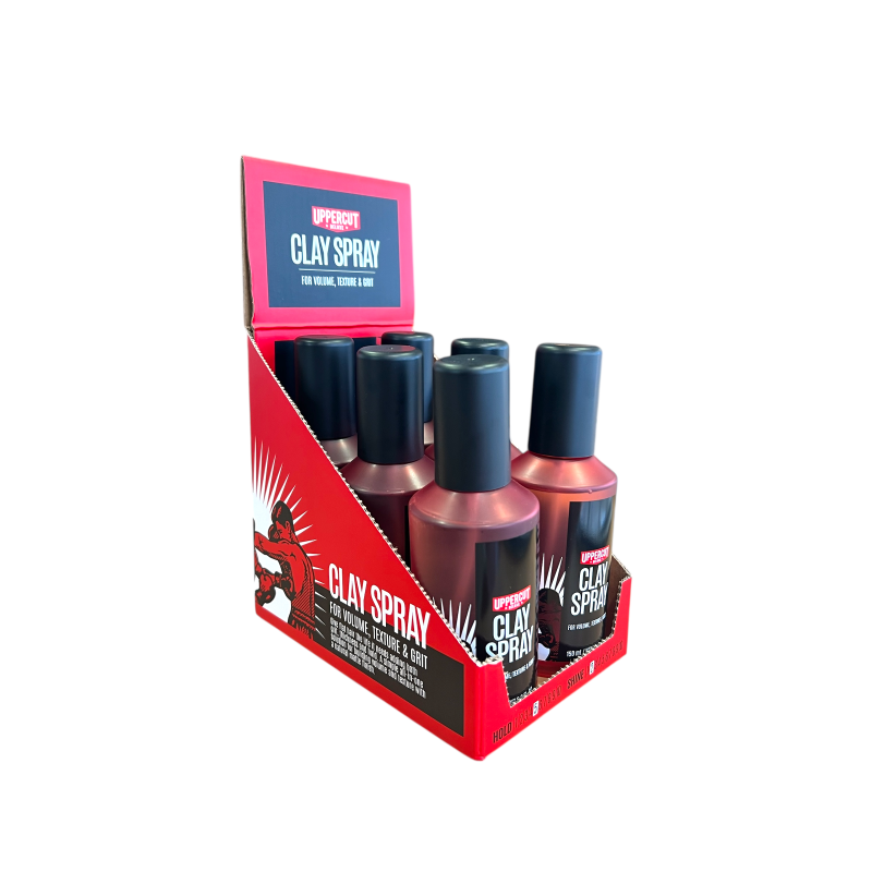 CAJA DISPLAY CLAY SPRAY UPPERCUT DELUXE