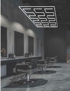 LED LIGHT FOR BARBER SHOP CEILING “LABYRINTH”