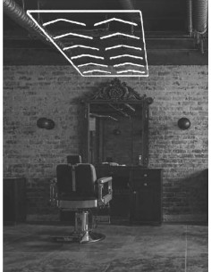LED LIGHT FOR BARBER SHOP CEILING “DOUBLE ARROW”
