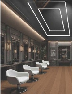 LED LIGHT FOR BARBER SHOP CEILING RECTANGLE