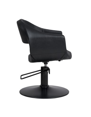 SILLA DE CORTE GLAM BASE BLACK REDONDA