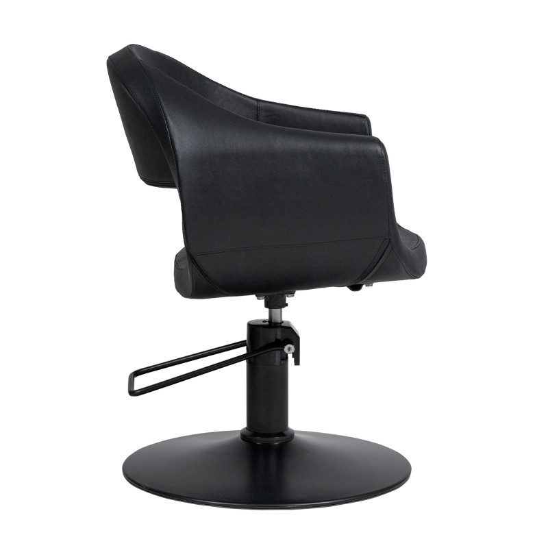 SILLA DE CORTE GLAM BASE BLACK REDONDA