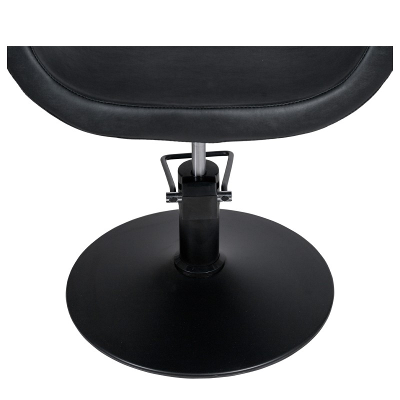 SILLA DE CORTE GLAM BASE BLACK REDONDA