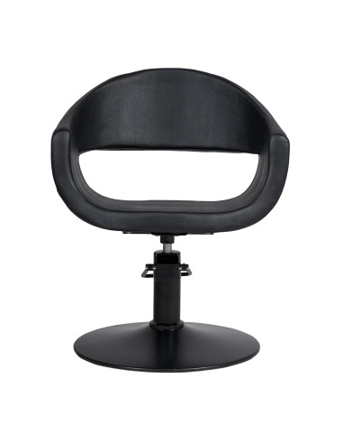 SILLA DE CORTE GLAM BASE BLACK REDONDA