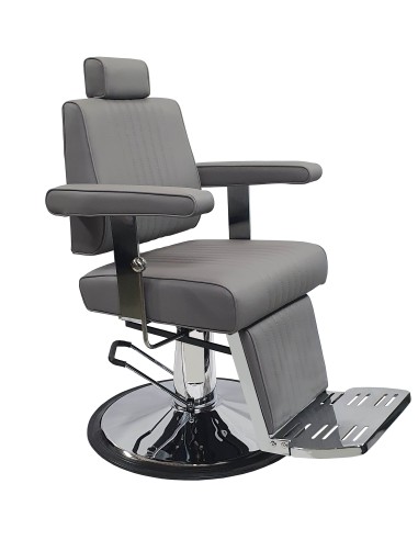 SILLON BARBERO GRIS TESEO
