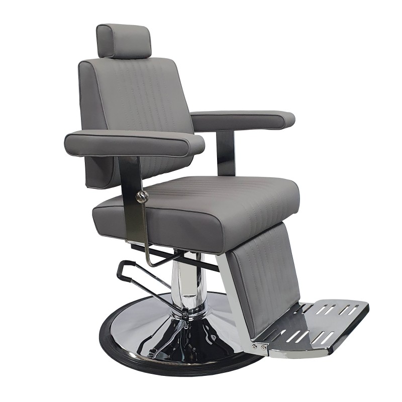 SILLON BARBERO GRIS TESEO
