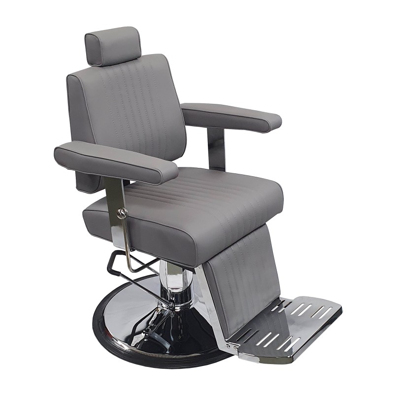 SILLON BARBERO GRIS TESEO