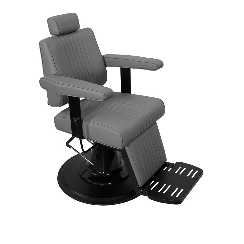 SILLON BARBERO GRIS/NEGRO TESEO