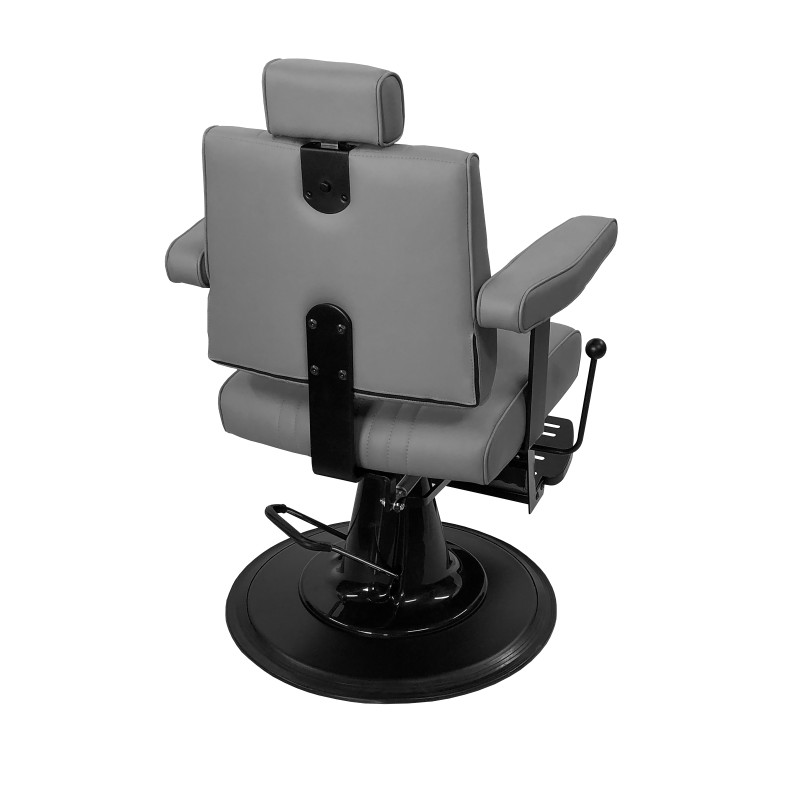 TESEO GREY/BLACK BARBER CHAIR