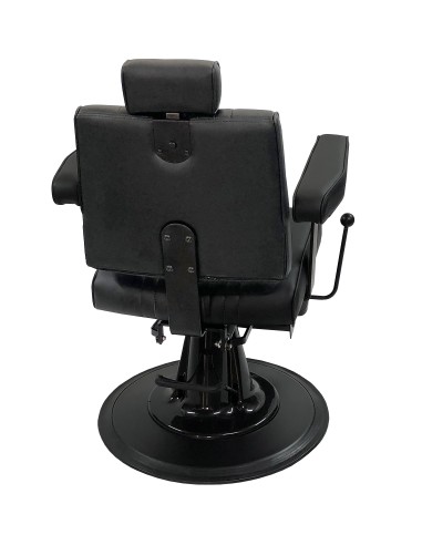 TESEO BLACK BARBER CHAIR