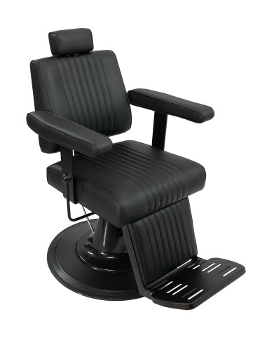 TESEO BLACK BARBER CHAIR