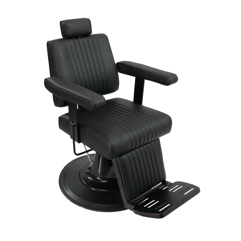 TESEO BLACK BARBER CHAIR