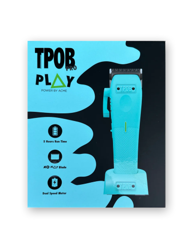 Cortadora profesional TPOB PLAY Clipper bubblegum — diseño ergonómico y alto rendimiento