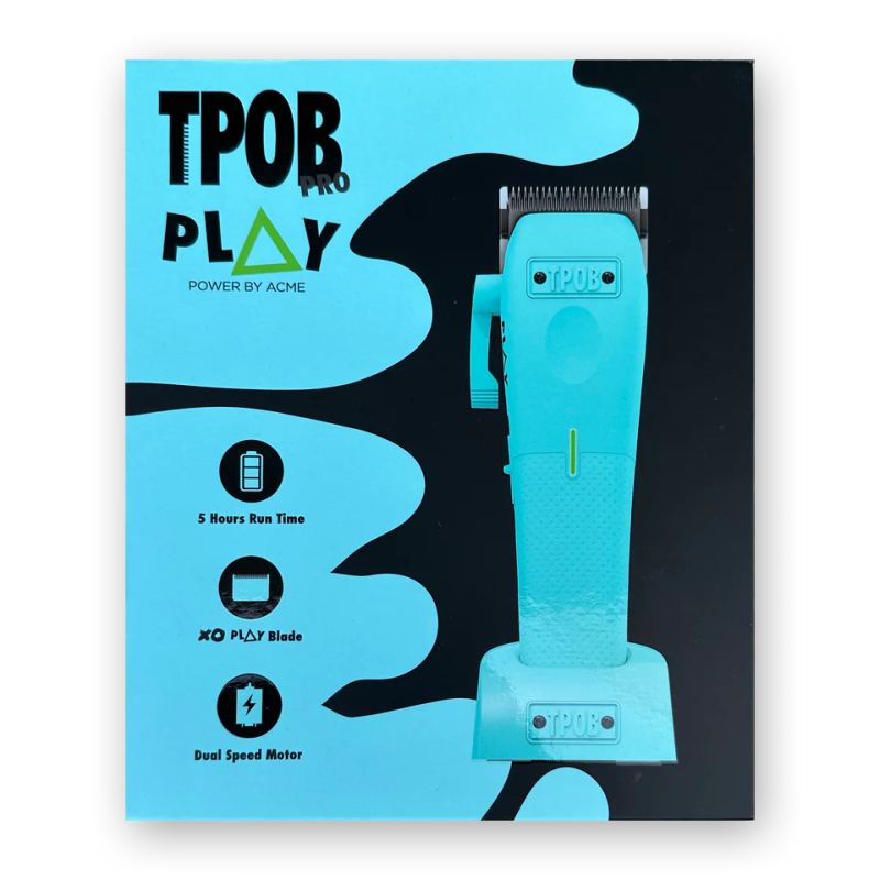 Cortadora profesional TPOB PLAY Clipper bubblegum — diseño ergonómico y alto rendimiento