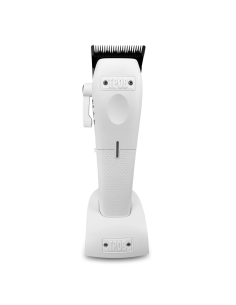 Cortadora profesional TPOB PLAY Clipper Whiteout en blanco — diseño ergonómico y alto rendimiento. 2