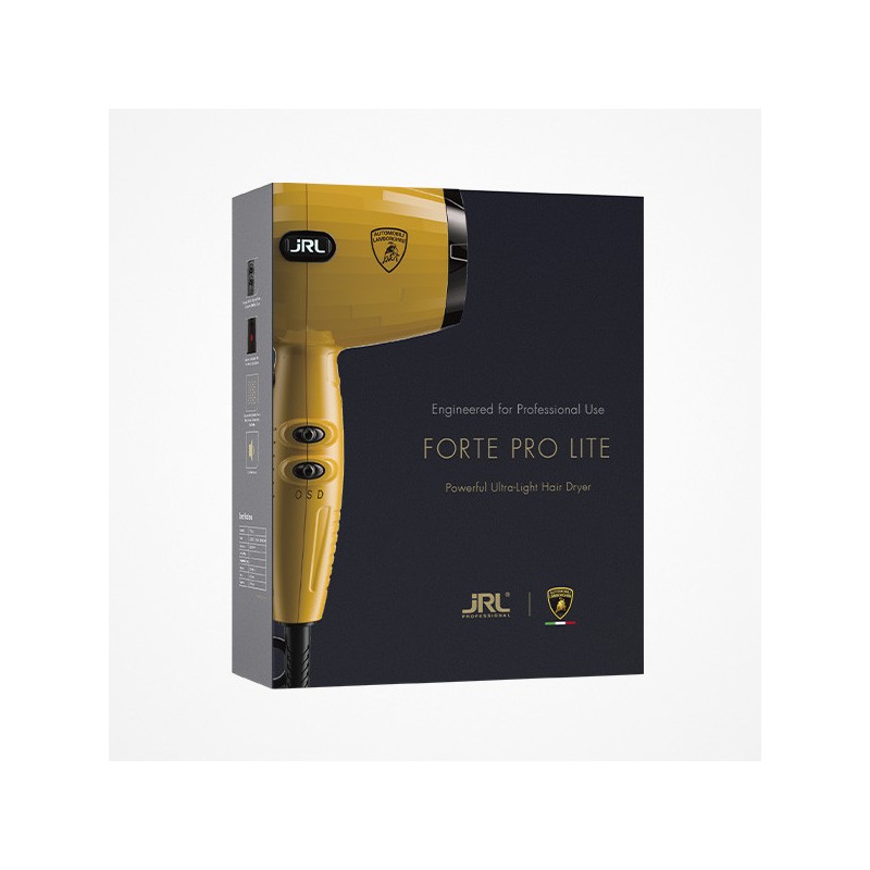 JRL LAMBORGHINI FORTE PRO LITE YELLOW HAIR DRYER